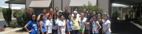 6/1/13: UCR Chapter and Beta Gamma Phi Honor Society come together to help a senior in need.