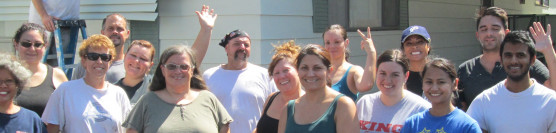 09/14/2013: HFHR Volunteers Paint And Help Clear Yard For Green River Village Resident