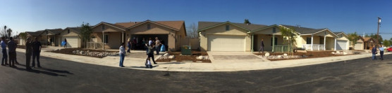 Dedicating Eight New Homes in Moreno Valley