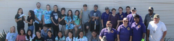 Ramona High School and Riverside Lions Help Landscape!