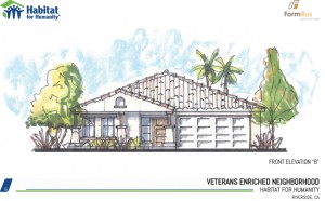 Elevation B-Habitat for Heroes