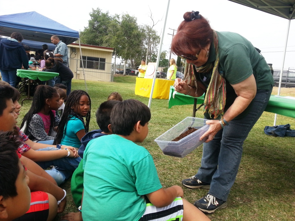 4/22/15 Earth Day at Granite Hill Elementary in Jurupa Valley