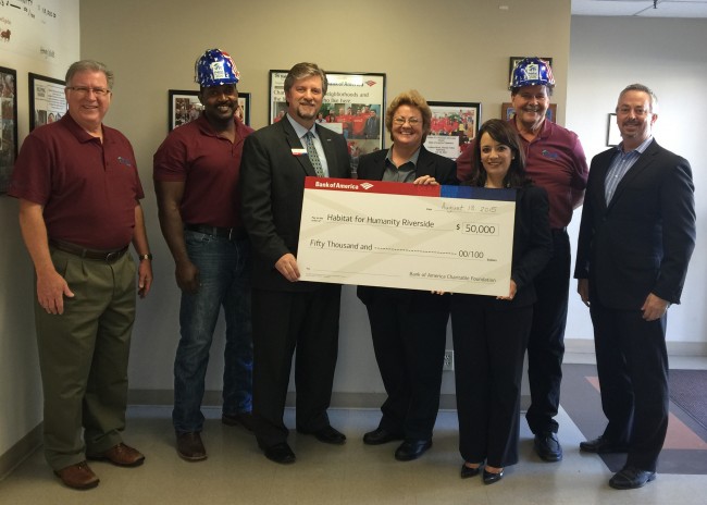 Bank of America Check Presentation