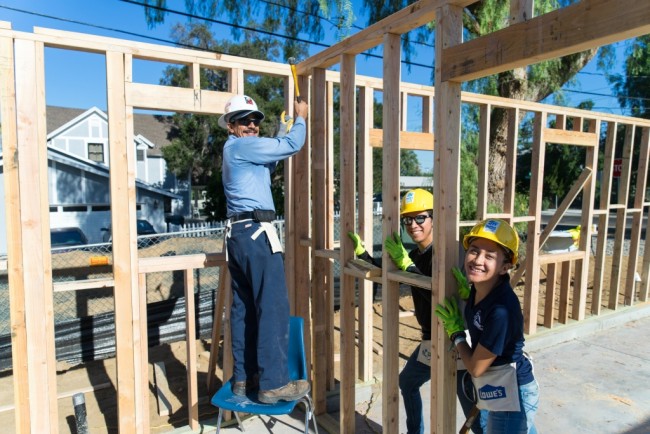 Woodbine Wall Raising