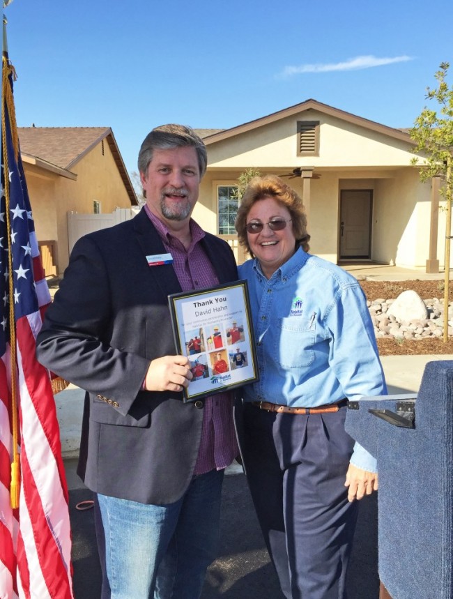 Roberts Way Dedication: BofA David Hahn and Kathy