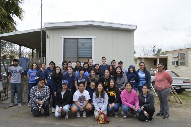 Eden Lutheran Church, UCR Habitat Chapter, and UCR Sigma Pi Alpha